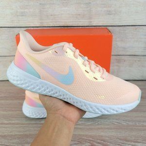 NEW Nike Revolution Women's Peach Crimson Athletic Running Training Shoes